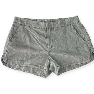 LEVEL 99 Women’s Gray Linen Blend Casual Shorts Size 28 Style #LT1420